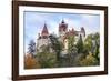 Bran, Romania. Castle Bran, Exterior. Dracula's Castle.-Emily Wilson-Framed Photographic Print