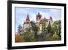 Bran, Romania. Castle Bran, Exterior. Dracula's Castle.-Emily Wilson-Framed Photographic Print