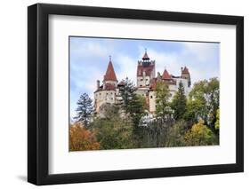 Bran, Romania. Castle Bran, Exterior. Dracula's Castle.-Emily Wilson-Framed Photographic Print