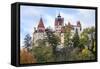 Bran, Romania. Castle Bran, Exterior. Dracula's Castle.-Emily Wilson-Framed Stretched Canvas