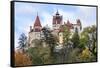 Bran, Romania. Castle Bran, Exterior. Dracula's Castle.-Emily Wilson-Framed Stretched Canvas