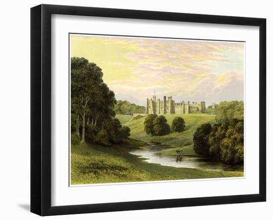 Brancepeth Castle, Lord Boyne, C1880-AF Lydon-Framed Giclee Print