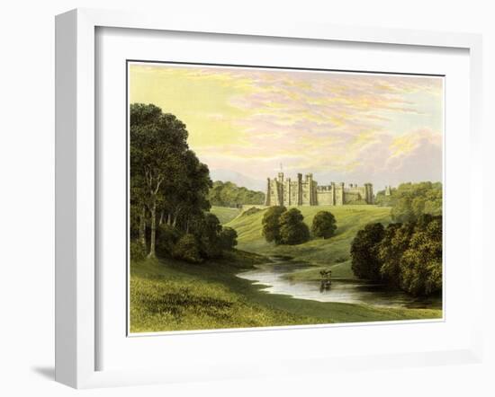 Brancepeth Castle, Lord Boyne, C1880-AF Lydon-Framed Giclee Print