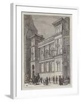 Branch Bank of England, Fleet Street-null-Framed Giclee Print