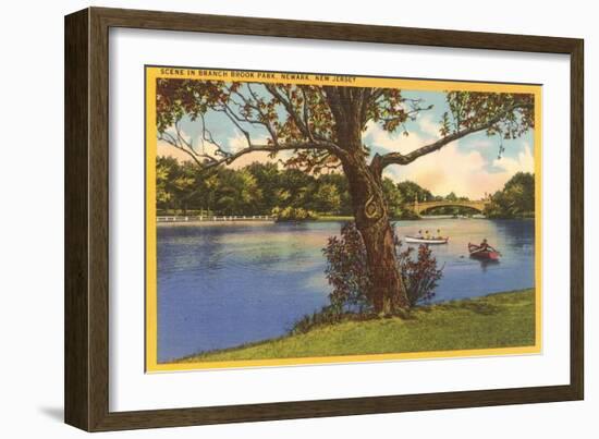 Branch Brook Park, Newark, New Jersey-null-Framed Art Print