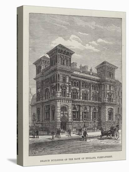 Branch Buildings of the Bank of England, Fleet-Street-Frank Watkins-Stretched Canvas