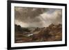 Branch Hill Pond, Hampstead Heath, with a Boy Sitting on a Bank-John Constable-Framed Giclee Print