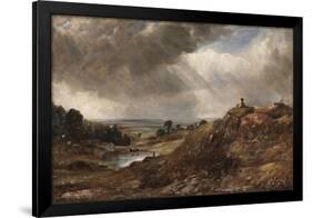 Branch Hill Pond, Hampstead Heath, with a Boy Sitting on a Bank-John Constable-Framed Giclee Print