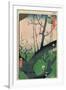 Branch of a Flowering Plum Tree-Ando Hiroshige-Framed Giclee Print