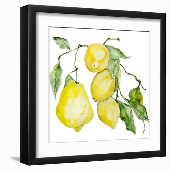 Branch of Ripe Sour Lemons-vilax-Framed Art Print