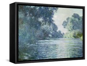 Branch of the Seine Near Giverny, 1897-Claude Monet-Framed Stretched Canvas