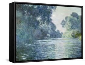 Branch of the Seine Near Giverny, 1897-Claude Monet-Framed Stretched Canvas