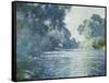 Branch of the Seine Near Giverny, 1897-Claude Monet-Framed Stretched Canvas