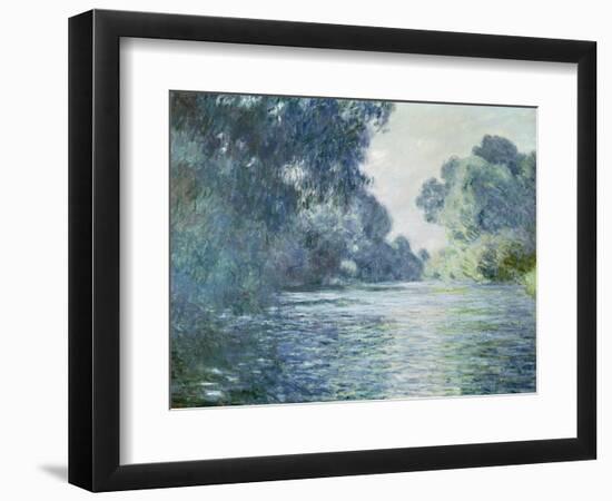 Branch of the Seine Near Giverny, 1897-Claude Monet-Framed Premium Giclee Print