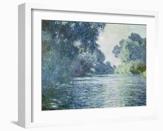 Branch of the Seine Near Giverny, 1897-Claude Monet-Framed Giclee Print