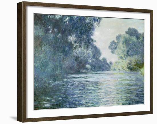 Branch of the Seine Near Giverny, 1897-Claude Monet-Framed Giclee Print