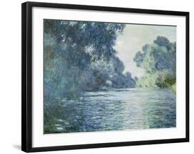 Branch of the Seine Near Giverny, 1897-Claude Monet-Framed Giclee Print