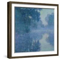 Branch of the Seine Near Giverny, 1897-Claude Monet-Framed Giclee Print