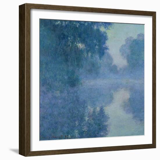 Branch of the Seine Near Giverny, 1897-Claude Monet-Framed Giclee Print