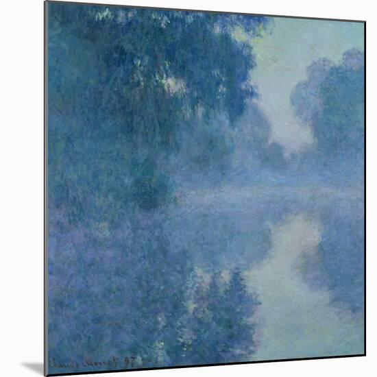 Branch of the Seine Near Giverny, 1897-Claude Monet-Mounted Giclee Print