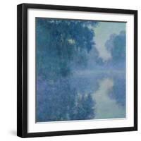 Branch of the Seine Near Giverny, 1897-Claude Monet-Framed Giclee Print