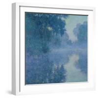 Branch of the Seine Near Giverny, 1897-Claude Monet-Framed Giclee Print