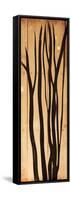 Branch On Wood-Jace Grey-Framed Stretched Canvas