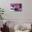 Branch Purple Orchid Flower With Therapy Stones-crystalfoto-Mounted Photographic Print displayed on a wall