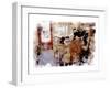 Branch Table, Santa Monica, California-Nicolas Hugo-Framed Giclee Print