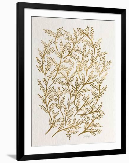 Branches in Gold-Cat Coquillette-Framed Giclee Print