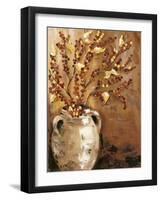 Branches in Vase I-Jade Reynolds-Framed Art Print