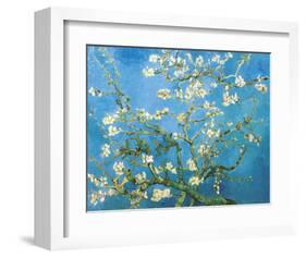 Branches of an Almond Tree in Bloom, 1890-Vincent van Gogh-Framed Art Print