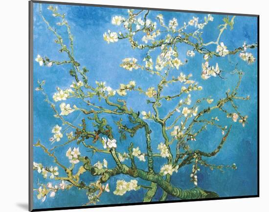 Branches of an Almond Tree in Bloom, 1890-Vincent van Gogh-Mounted Art Print