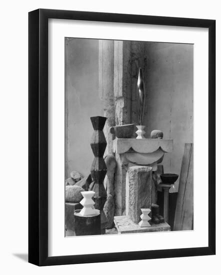 Brancusi's Studio, 1920-Edward Steichen-Framed Art Print