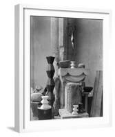 Brancusi's Studio, 1920-Edward Steichen-Framed Art Print