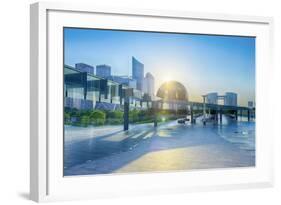 Brand New Skyscrapers and Modern Architecture in an Hdr Capture in Jianggan-Andreas Brandl-Framed Photographic Print