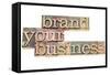 Brand Your Business-PixelsAway-Framed Stretched Canvas