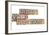 Brand Your Business-PixelsAway-Framed Art Print