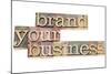 Brand Your Business-PixelsAway-Mounted Art Print