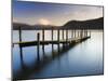 Brandelhow Bay Jetty, Derwentwater, Keswick, Lake District, Cumbria, England-Gavin Hellier-Mounted Photographic Print