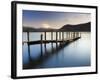 Brandelhow Bay Jetty, Derwentwater, Keswick, Lake District, Cumbria, England-Gavin Hellier-Framed Photographic Print