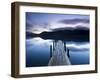 Brandelhow Bay Jetty, Derwentwater, Keswick, Lake District, Cumbria, England-Gavin Hellier-Framed Photographic Print