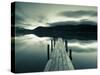 Brandelhow Bay Jetty, Derwentwater, Keswick, Lake District, Cumbria, England-Gavin Hellier-Stretched Canvas