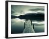 Brandelhow Bay Jetty, Derwentwater, Keswick, Lake District, Cumbria, England-Gavin Hellier-Framed Photographic Print