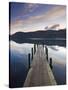 Brandelhow Bay Jetty, Derwentwater, Keswick, Lake District, Cumbria, England-Gavin Hellier-Stretched Canvas