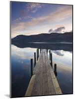 Brandelhow Bay Jetty, Derwentwater, Keswick, Lake District, Cumbria, England-Gavin Hellier-Mounted Photographic Print