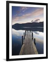 Brandelhow Bay Jetty, Derwentwater, Keswick, Lake District, Cumbria, England-Gavin Hellier-Framed Photographic Print