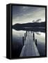 Brandelhow Bay Jetty, Derwentwater, Keswick, Lake District, Cumbria, England-Gavin Hellier-Framed Stretched Canvas