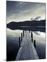 Brandelhow Bay Jetty, Derwentwater, Keswick, Lake District, Cumbria, England-Gavin Hellier-Mounted Photographic Print