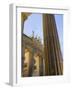 Brandenburg Gate at Dusk, Pariser Platz, Berlin, Germany, Europe-Martin Child-Framed Photographic Print